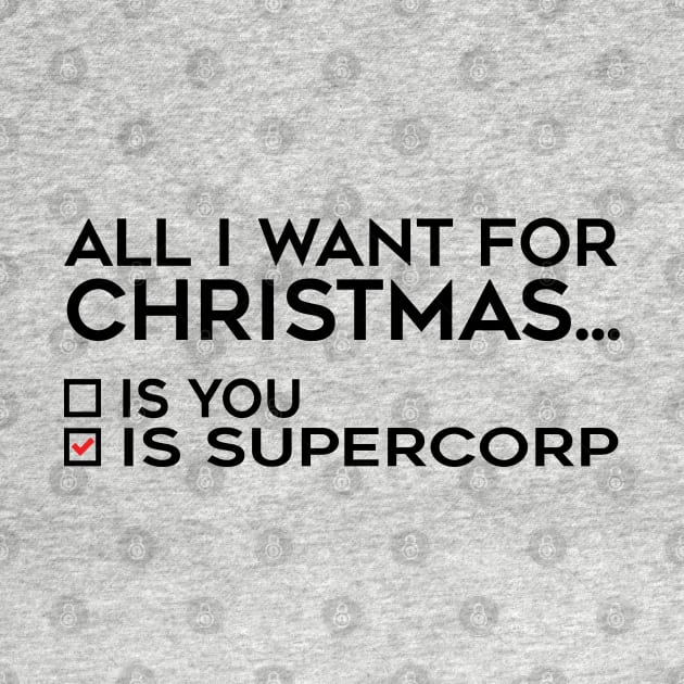 All I Want for Christmas is Supercorp by brendalee